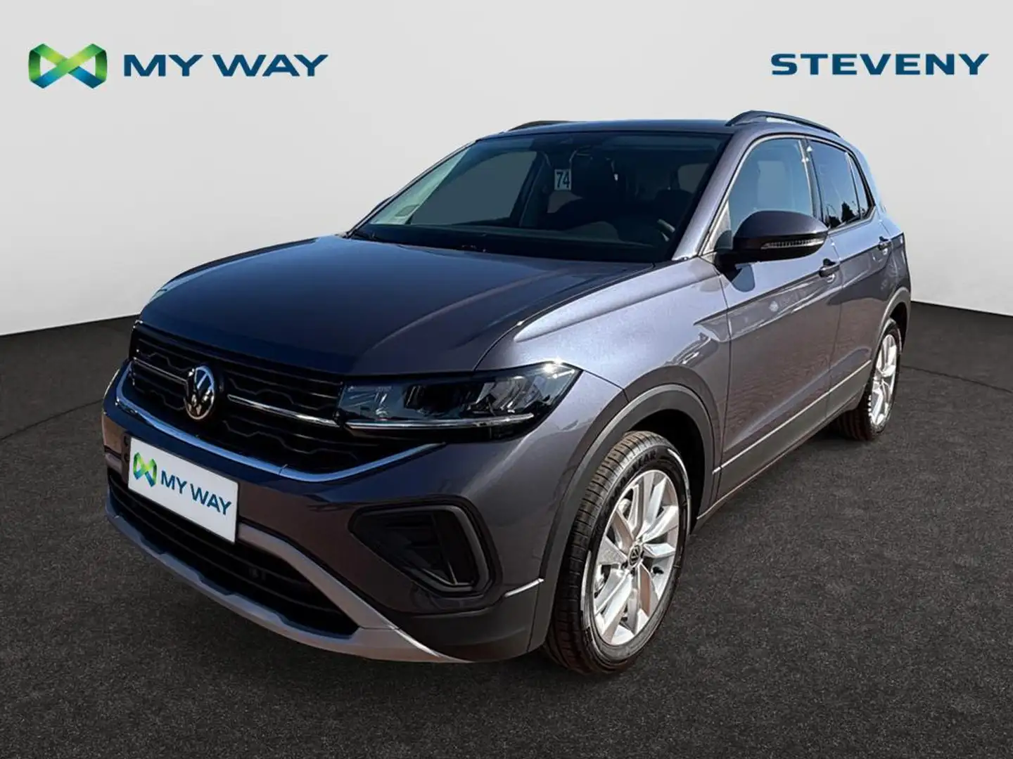 Volkswagen T-Cross T-Cross Life Business 1.0 TSI 70 kW (95 ch) 5 vite Gris - 1