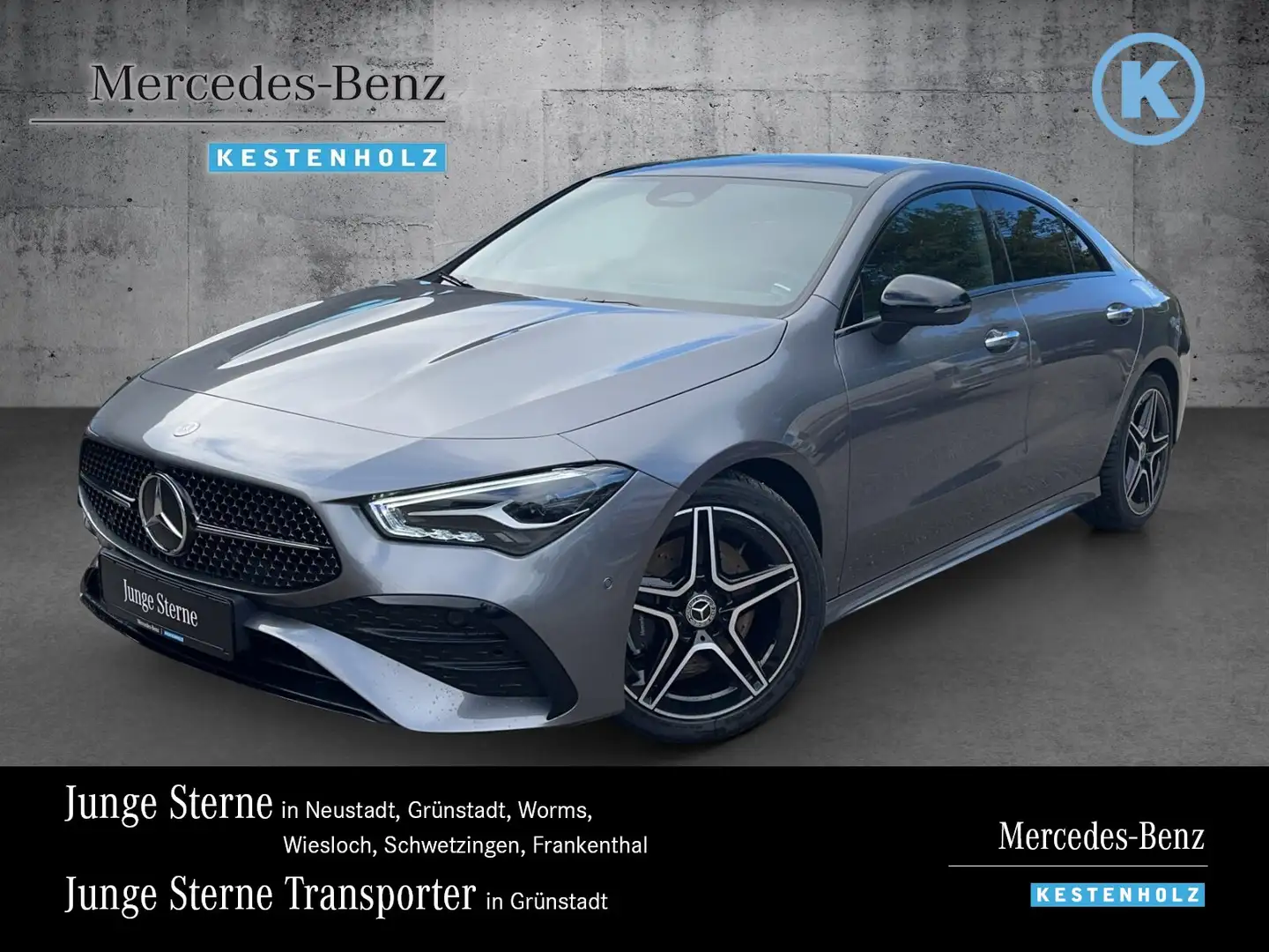 Mercedes-Benz CLA 200 CLA 200 d AMG+NIGHT+KAM+PANO+LENKHZ+AMBI+TEMPO LED Grau - 1