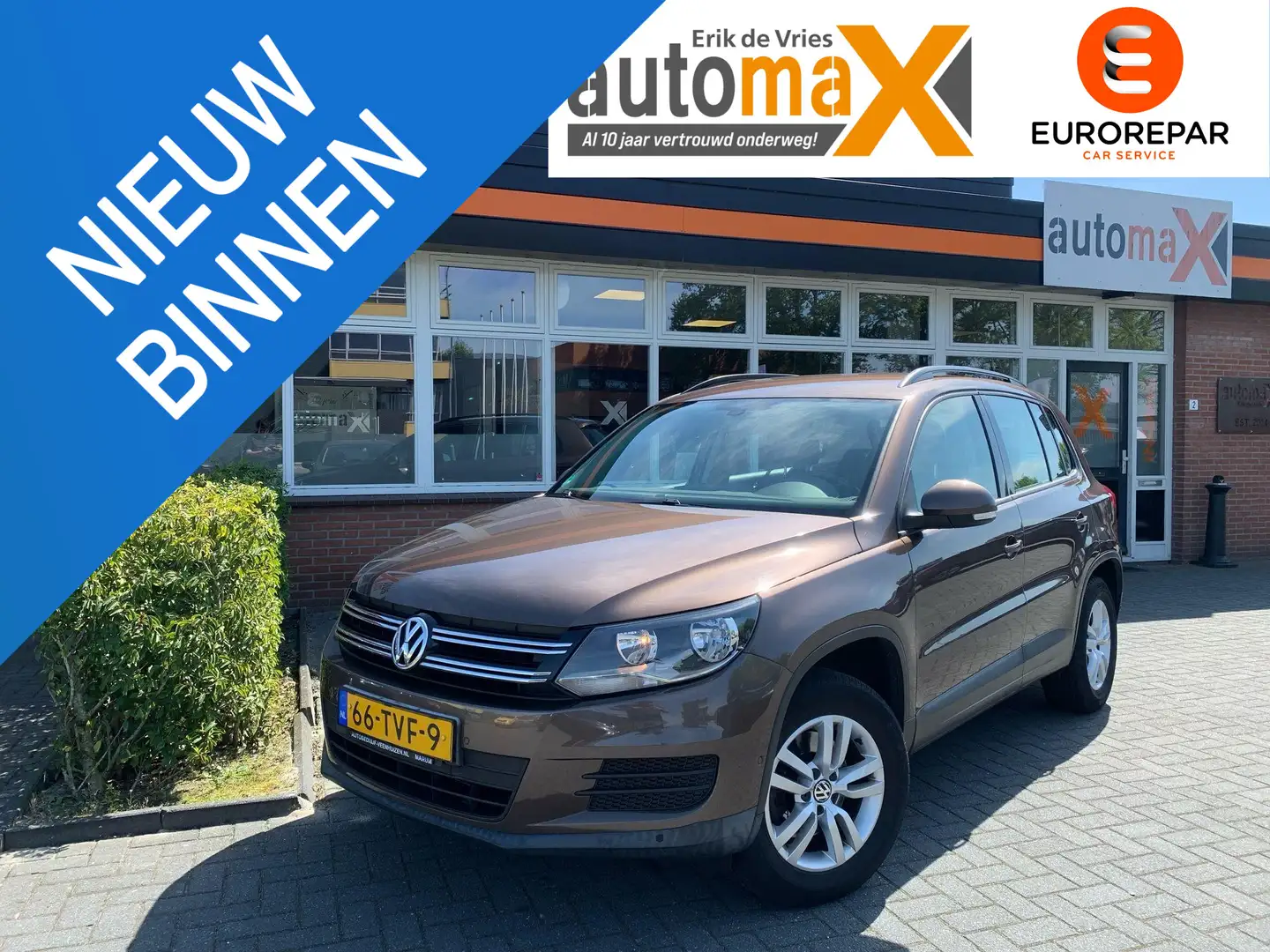 Volkswagen Tiguan 1.4 TSI Comfort&Design |Nieuwe APK!| Bruin - 1