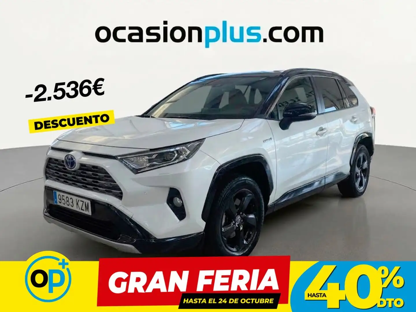Toyota RAV4 2.5 hybrid 4WD Feel! Blanco - 1