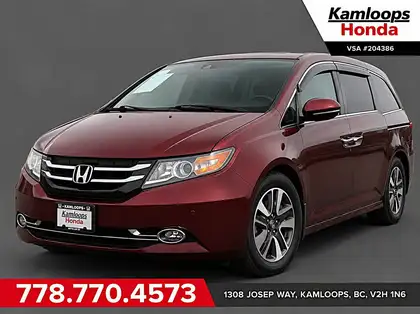 Red 2016 Honda Odyssey Minivan Front-Wheel Drive Automatic
