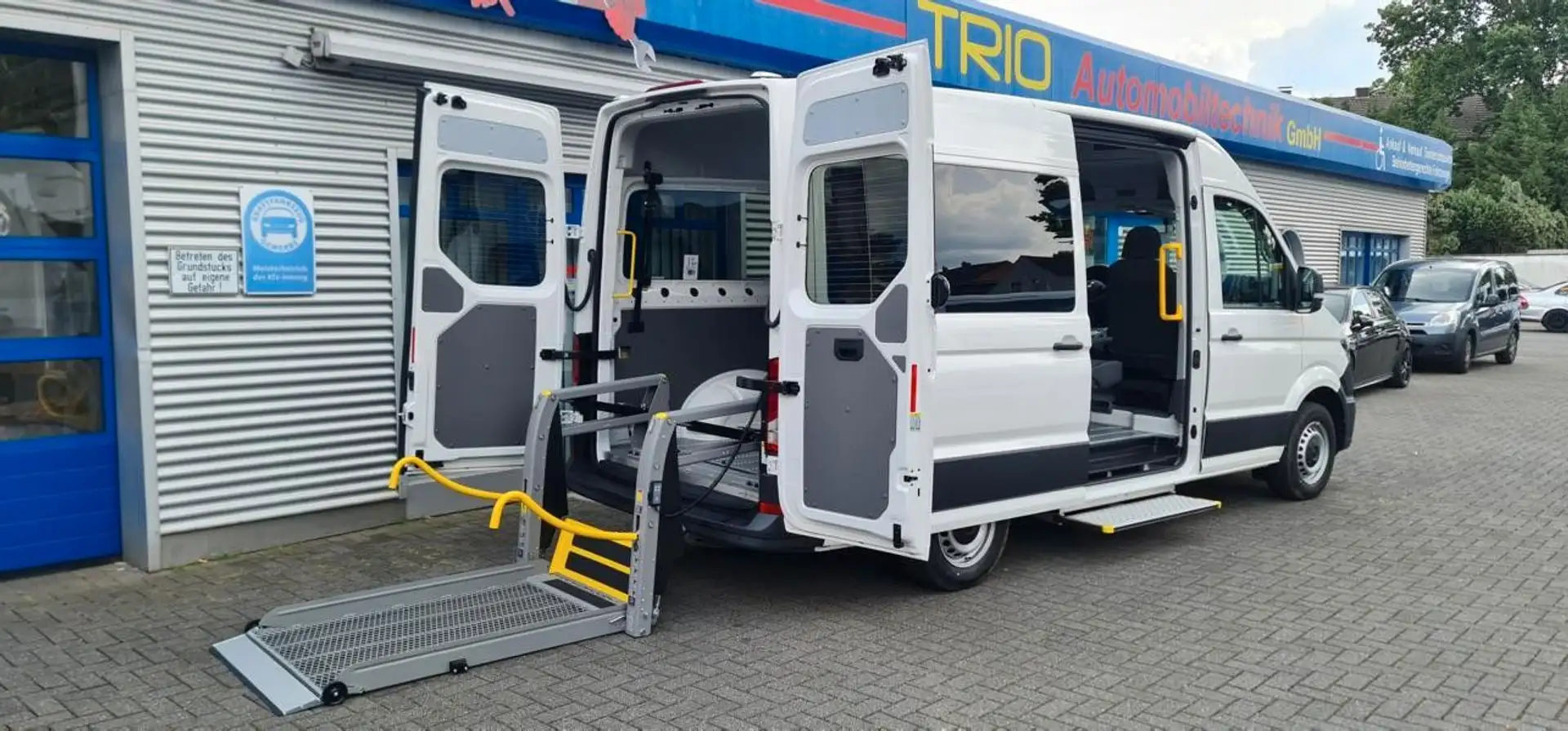Volkswagen Crafter Behindertengerecht Systemboden und Lift Blanc - 1