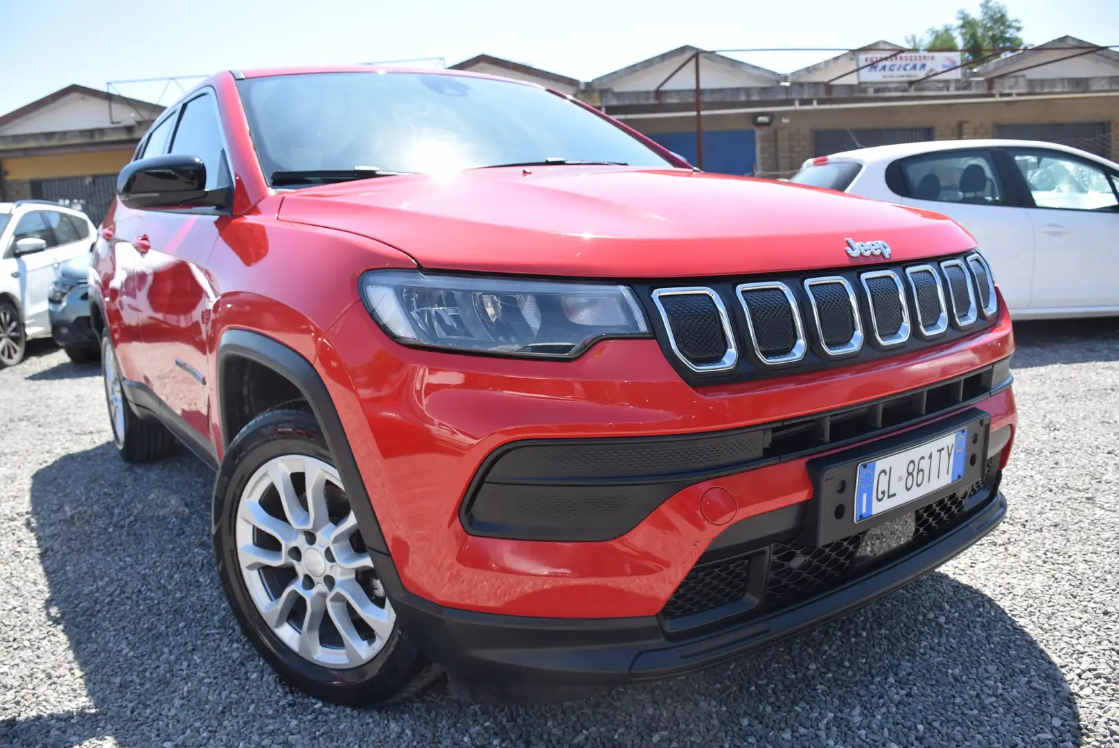 Jeep Compass NEW AUTOCARRO 5POSTI 1.6MJT 130CV 6M LED ADAS NAVI Rouge - 2