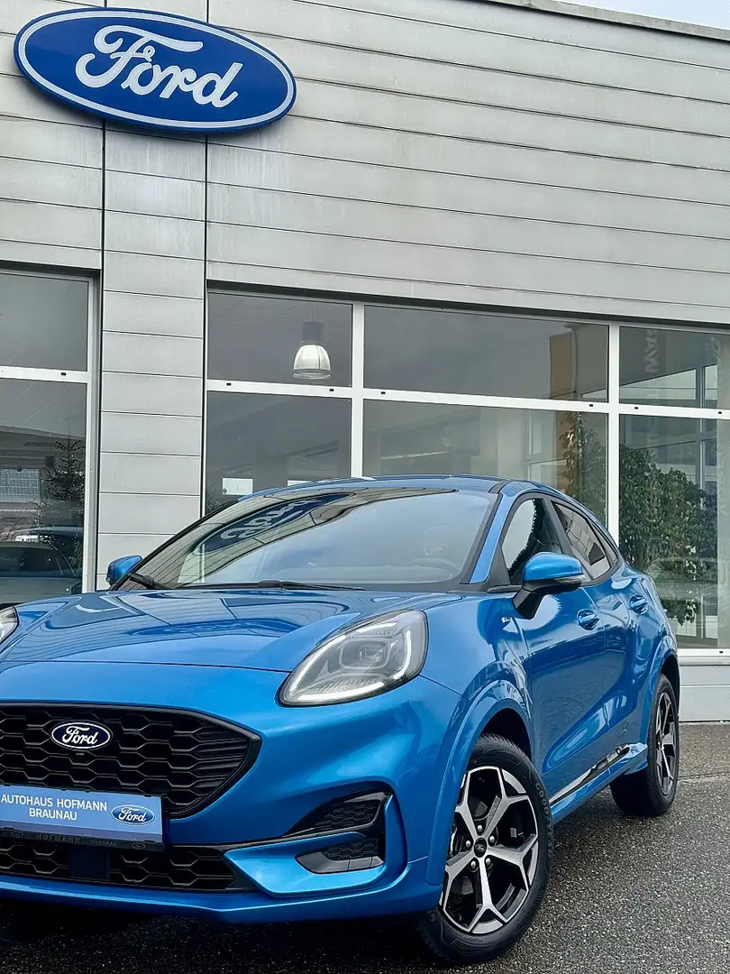 Ford Puma 1,0 EcoBoost Hybrid ST-Line Aut. Blau - 2