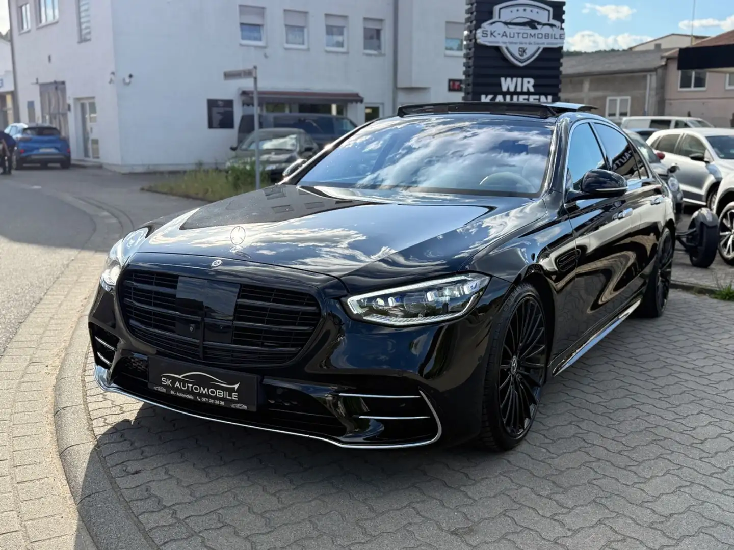 Mercedes-Benz S 400 d Lang AMG PANO-HUD-360*-3xTV-FIRSTCLASS Negru - 2