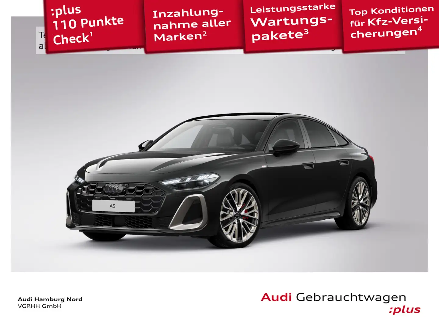 Audi A5 2.0 TFSI quattro editon one B&O Nav Schwarz - 1