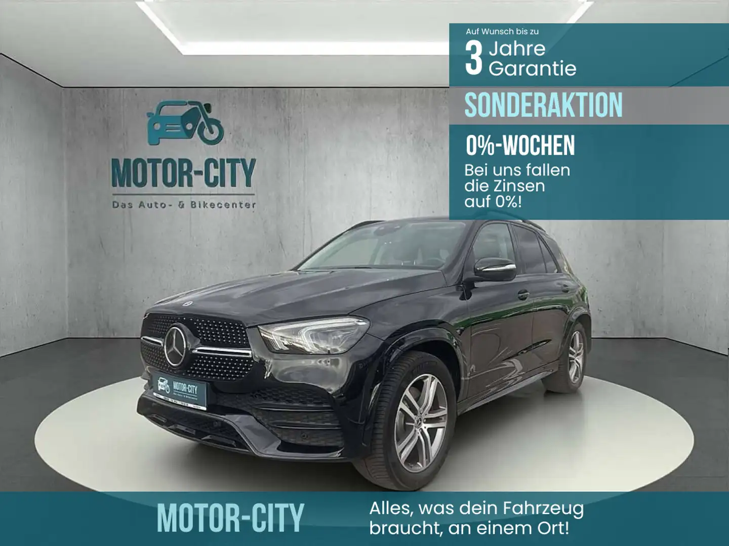 Mercedes-Benz GLE 400 d 4Matic Aut.**0% Gebrauchtwagen Finanzierung m... Schwarz - 1