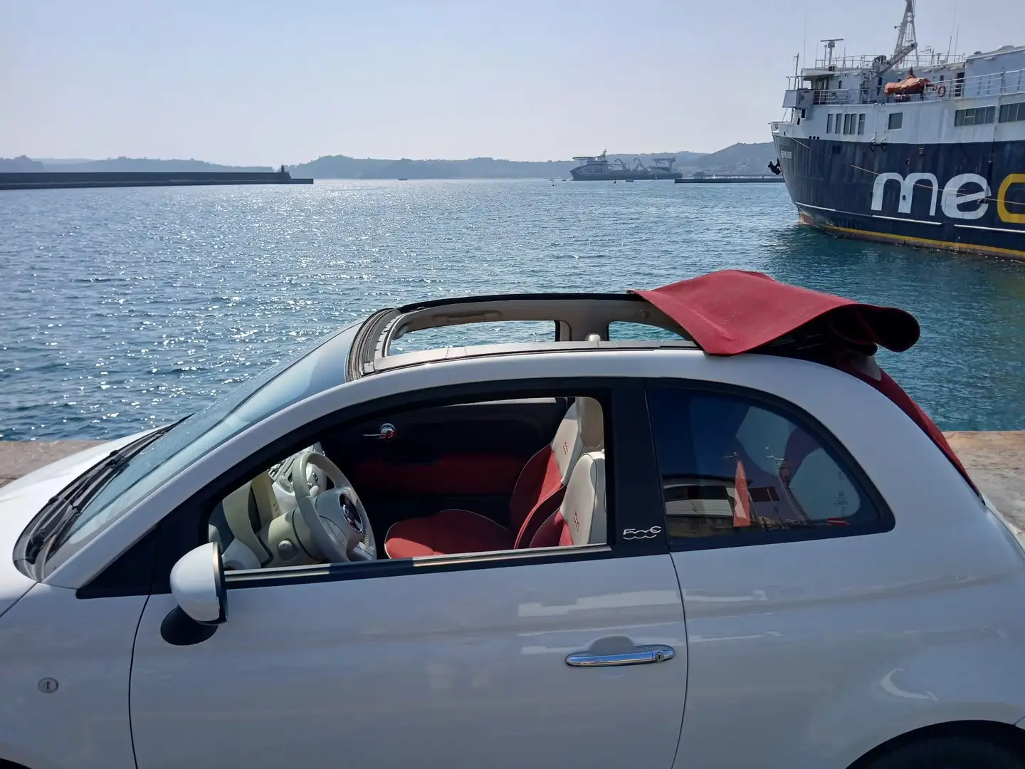 Fiat 500C 500C cabrio GPL BELLA Bílá - 1
