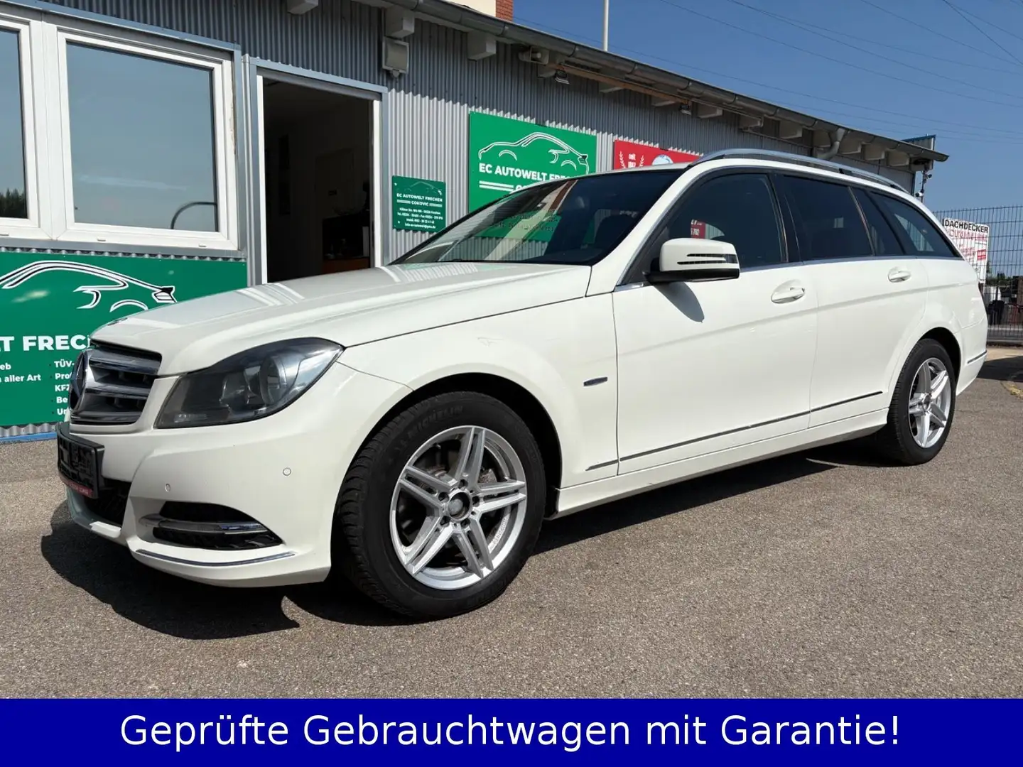 Mercedes-Benz C 200 CDI T-Modell BlueEfficiency*SITZ-HZ*AUTOM* Weiß - 1