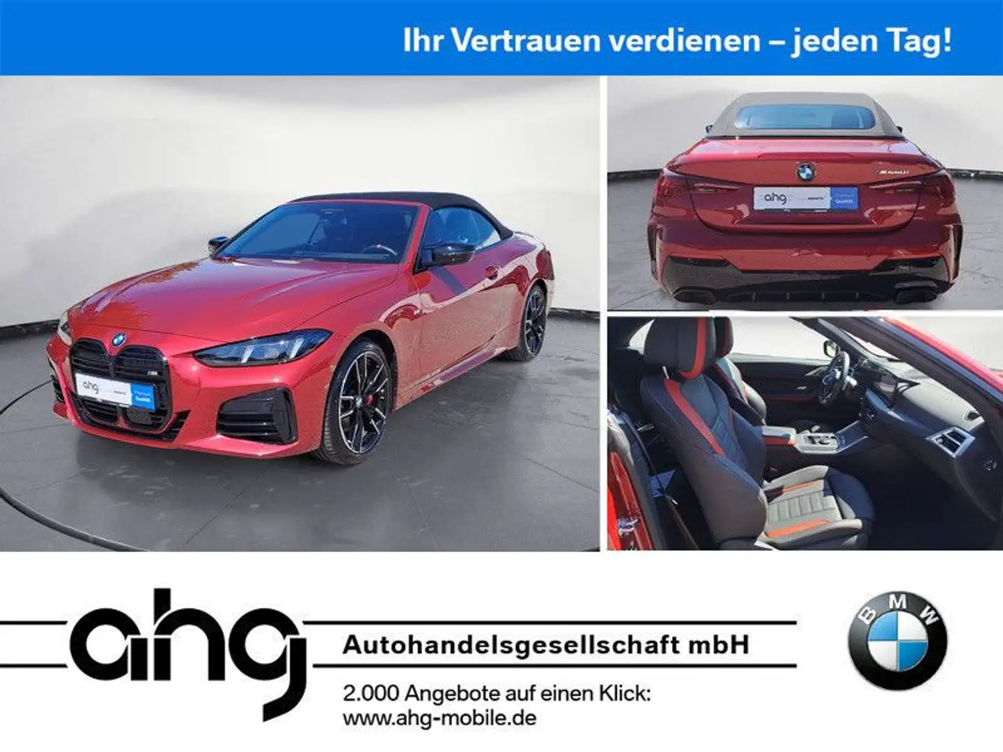 BMW M440i xDrive Cabrio M Sport Pro | AHK | Garantie Rouge - 1