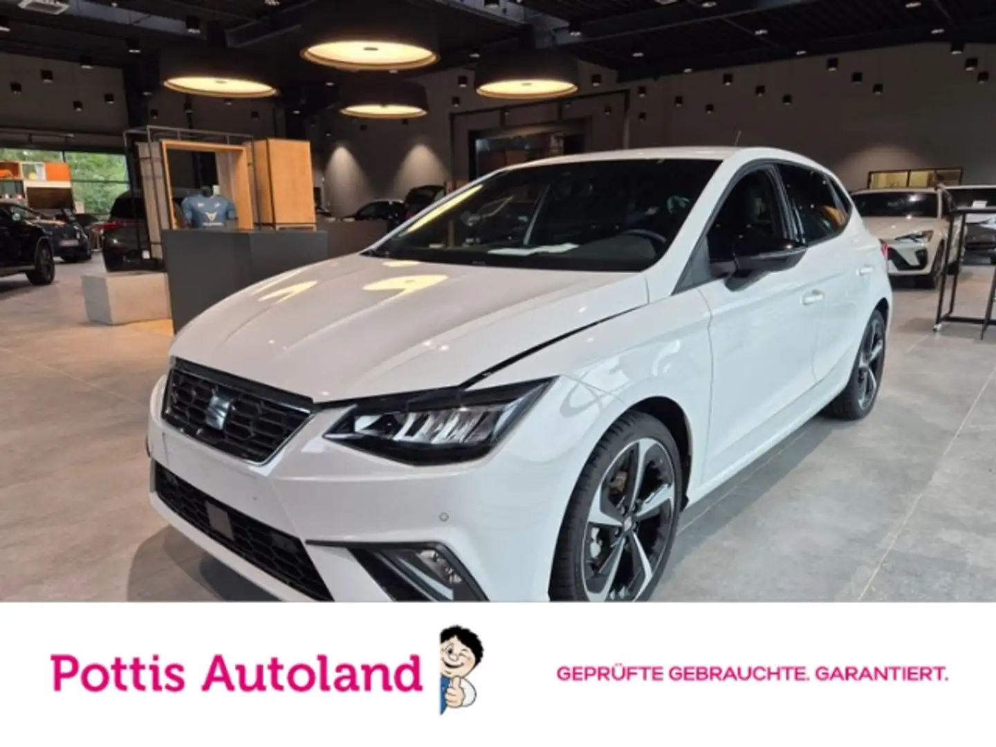 SEAT Ibiza 1.0 TSI DSG FR KAMERA KLIMA SHZG PDC LED Weiß - 1