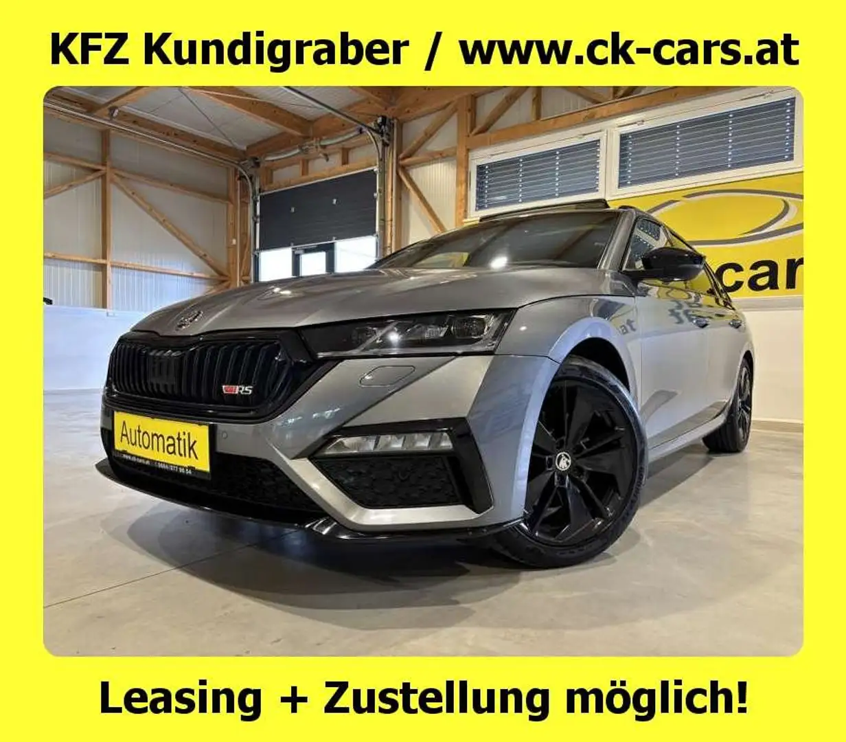Skoda Octavia RS PLUS SKY VIRTUAL COCKPIT AHK HEAD-UP STANDH. Grau - 1