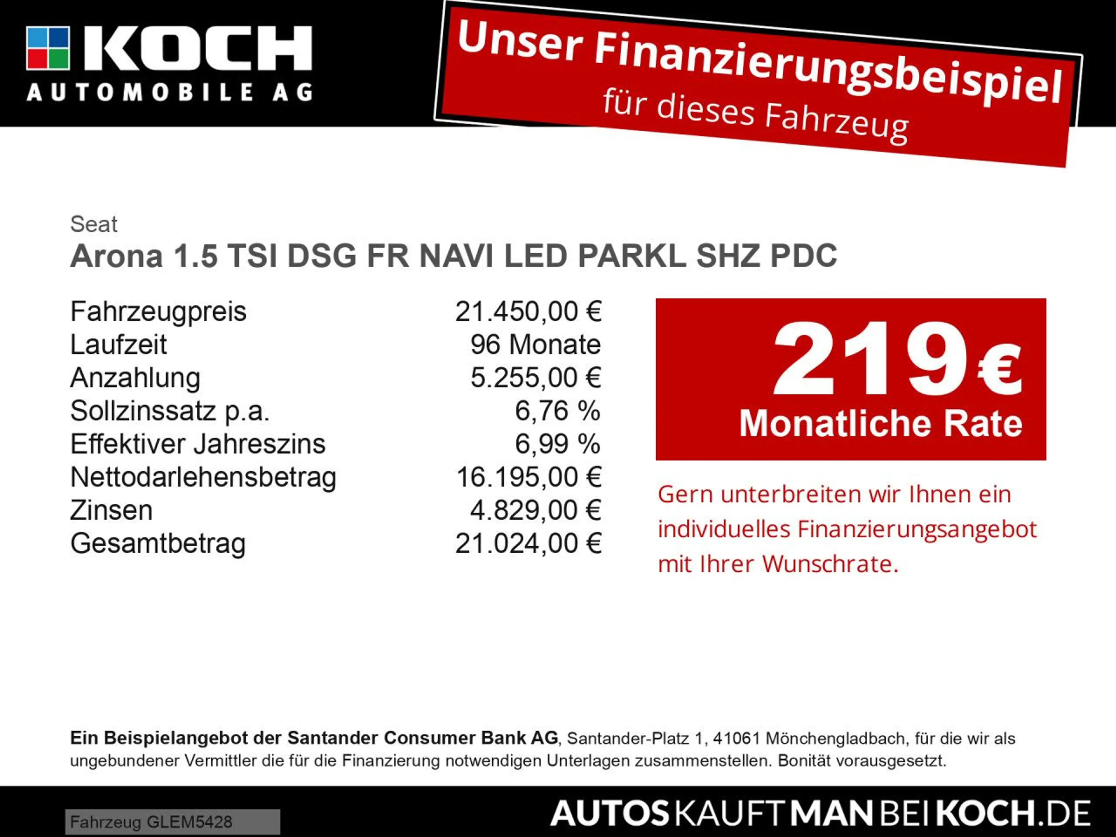 SEAT Arona 1.5 TSI DSG FR NAVI LED PARKL SHZ PDC — photo 2