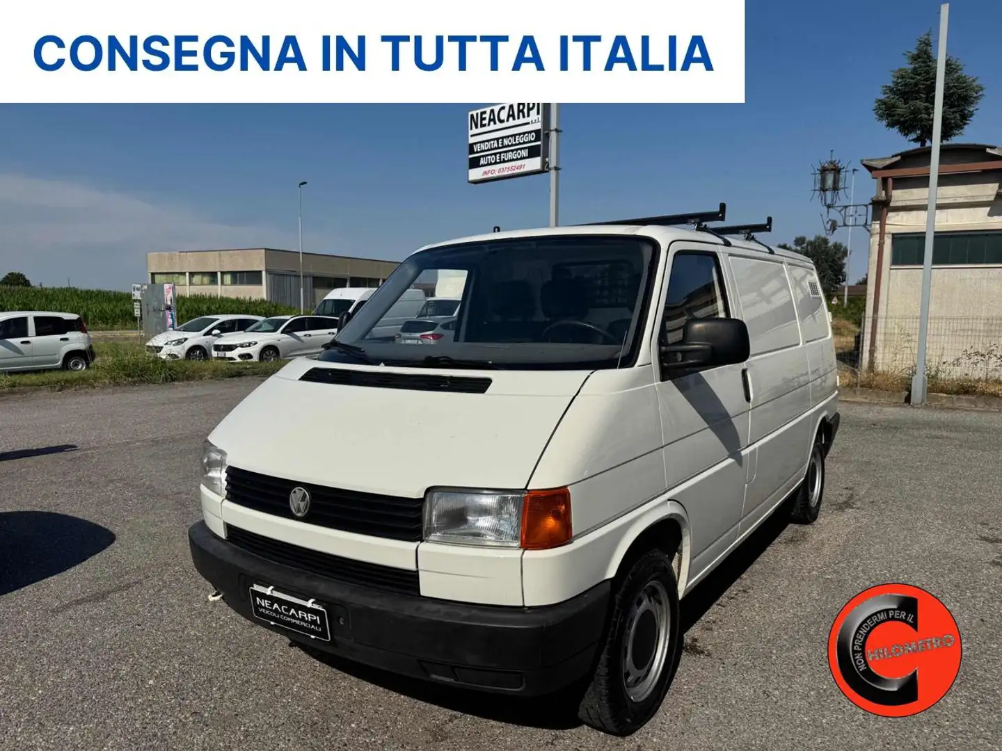 Volkswagen Transporter 2.4 D PC FURGONE ALLESTITO CAMPER FAI DA TE-CLIMA- Bianco - 1