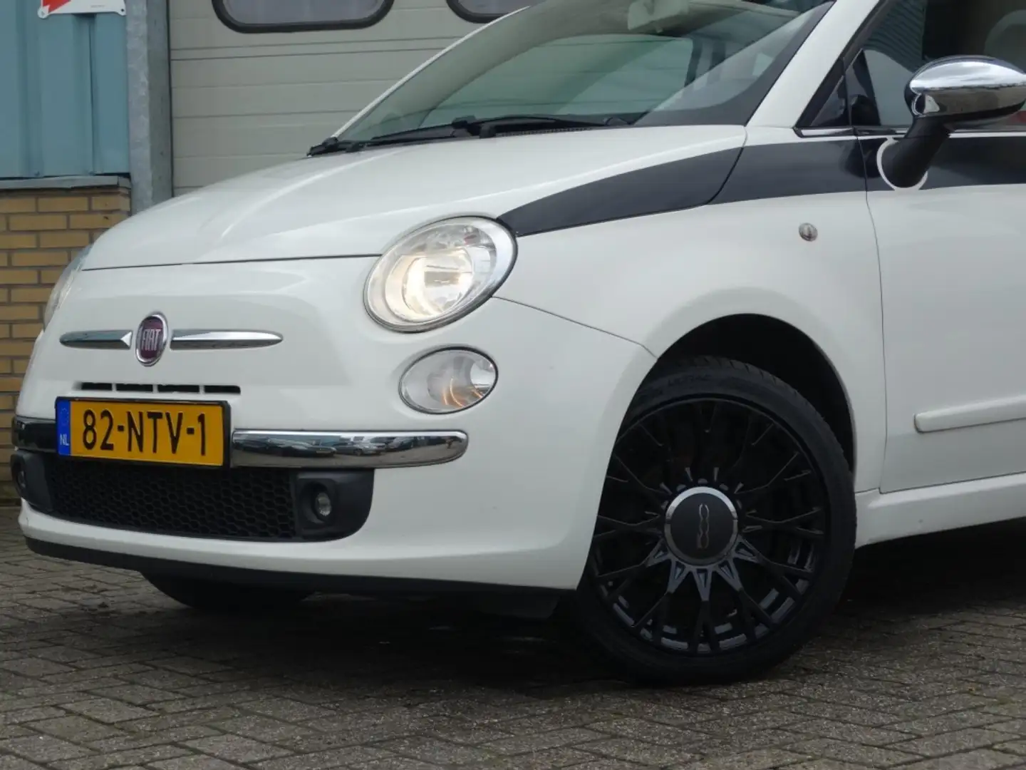 Fiat 500C 1.2 Lounge cabrio Blanc - 2