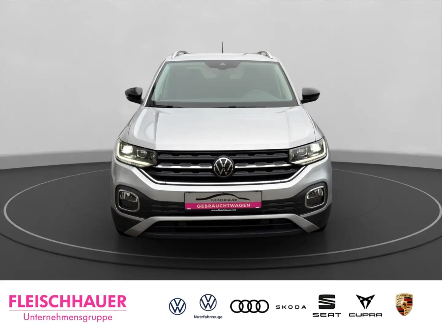Volkswagen T-Cross Style 1.5 TSI Navi+AHK+CarPlay+LED+PDC-Plus Silber - 2