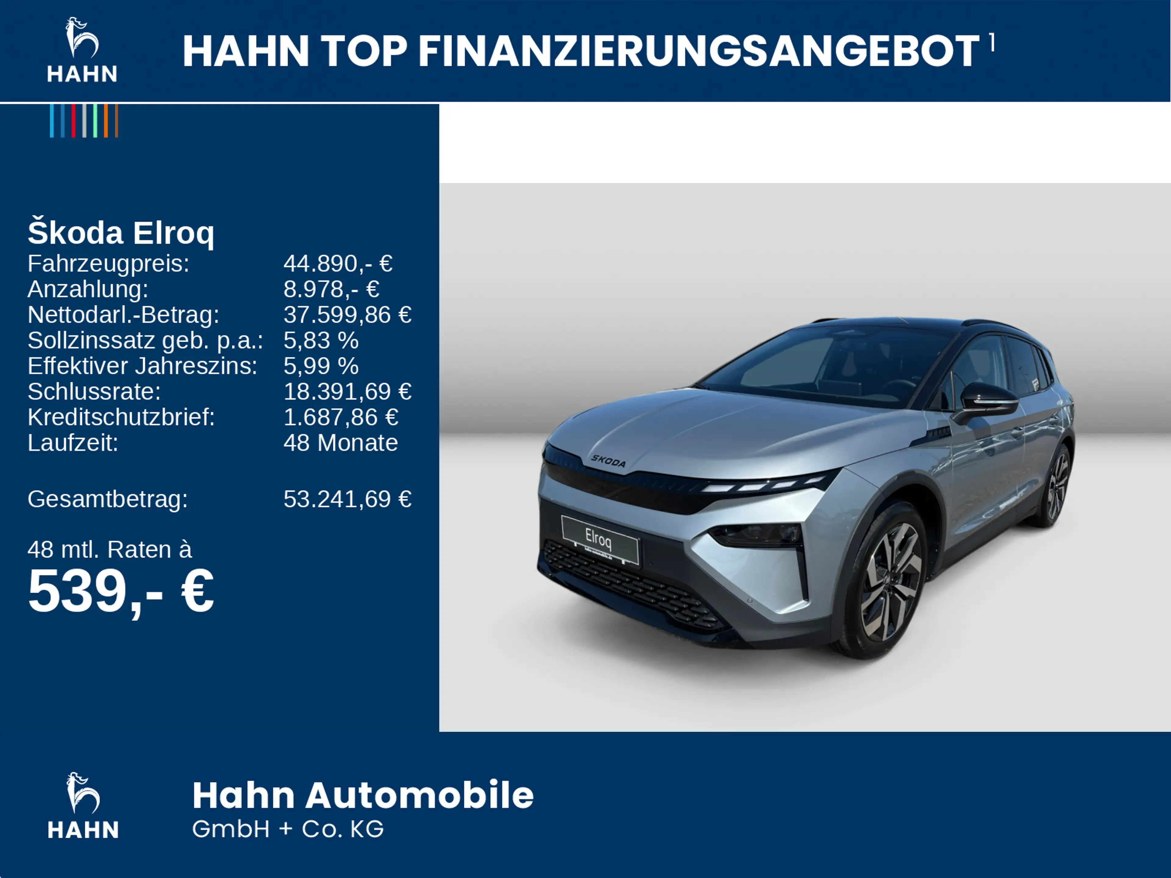 Skoda Elroq Sportline 60 Navi LED SHZ PDC ACC WäPu AHK — photo 2