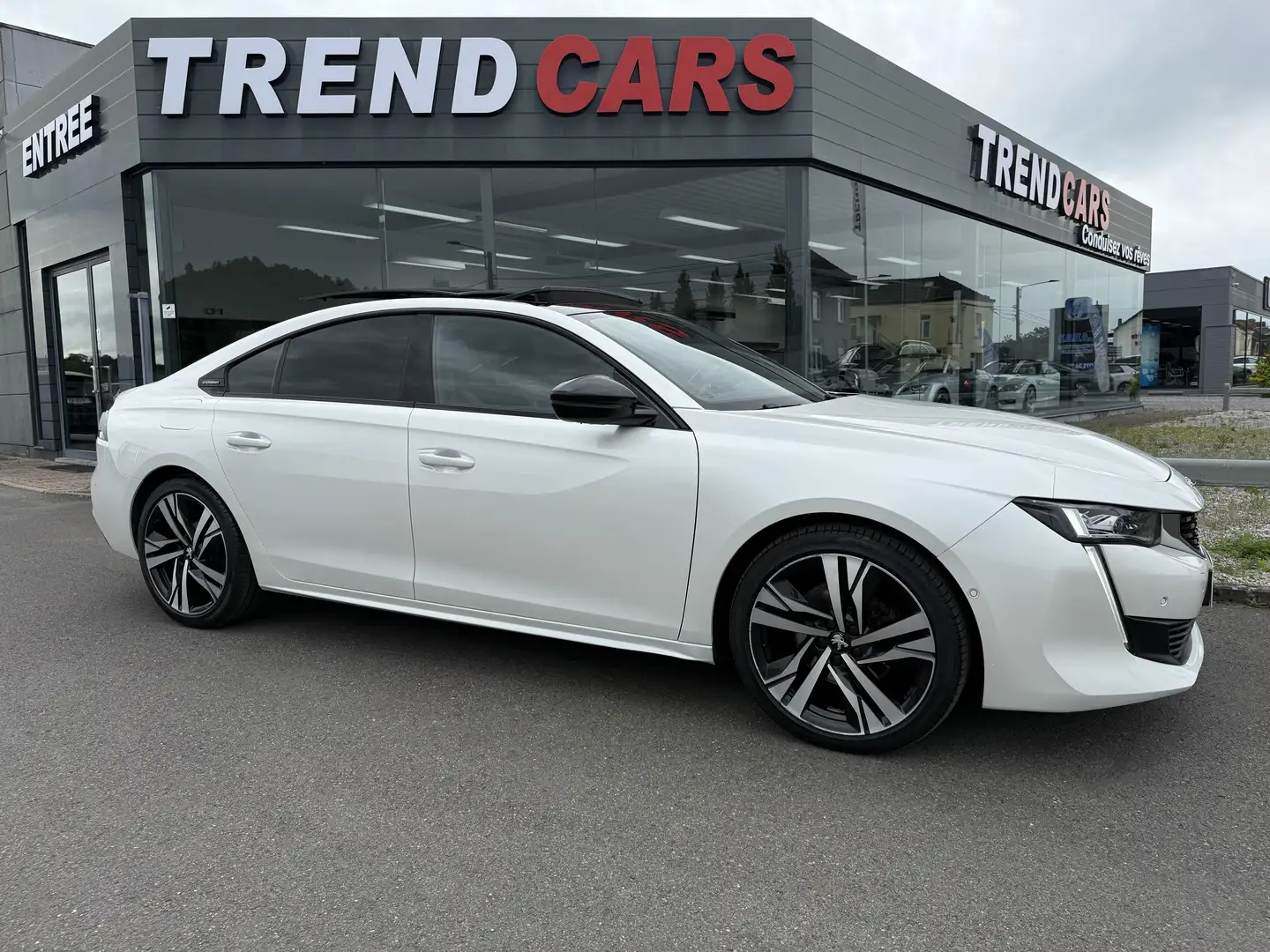 Peugeot 508 1.5 BlueHDi GT Line Aut. Toit Pano.Cuir.Camera 360 Weiß - 2