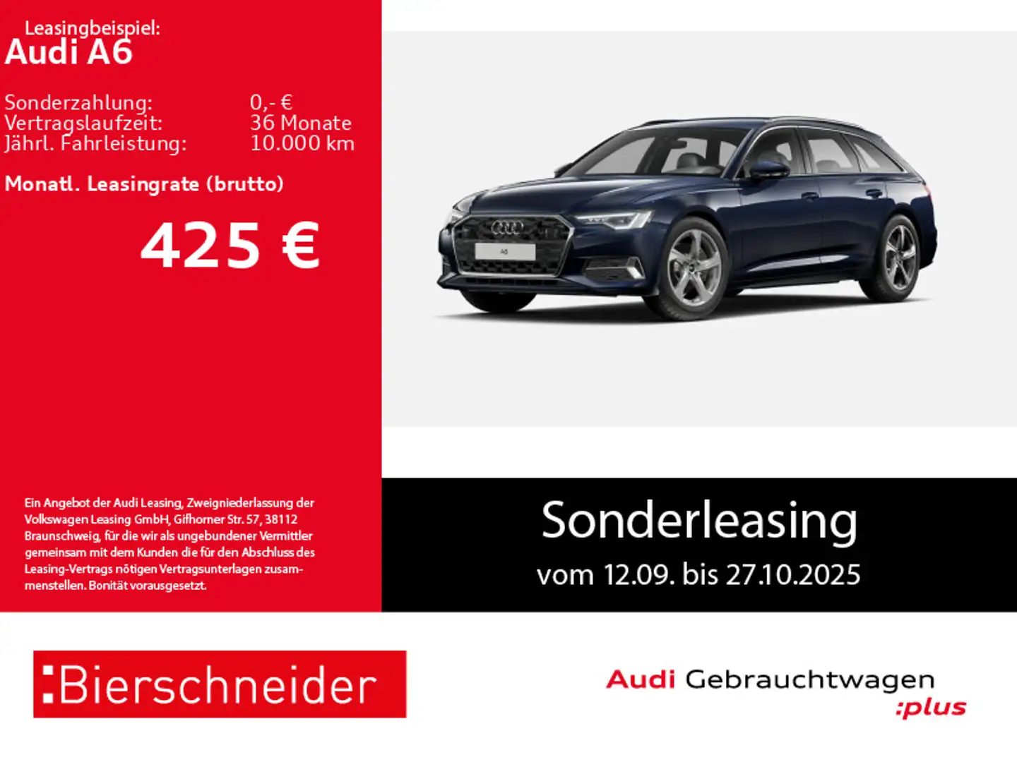 Audi A6 Av 45 TFSI advanced 19 AHK MATRIX LEDER Blau - 1