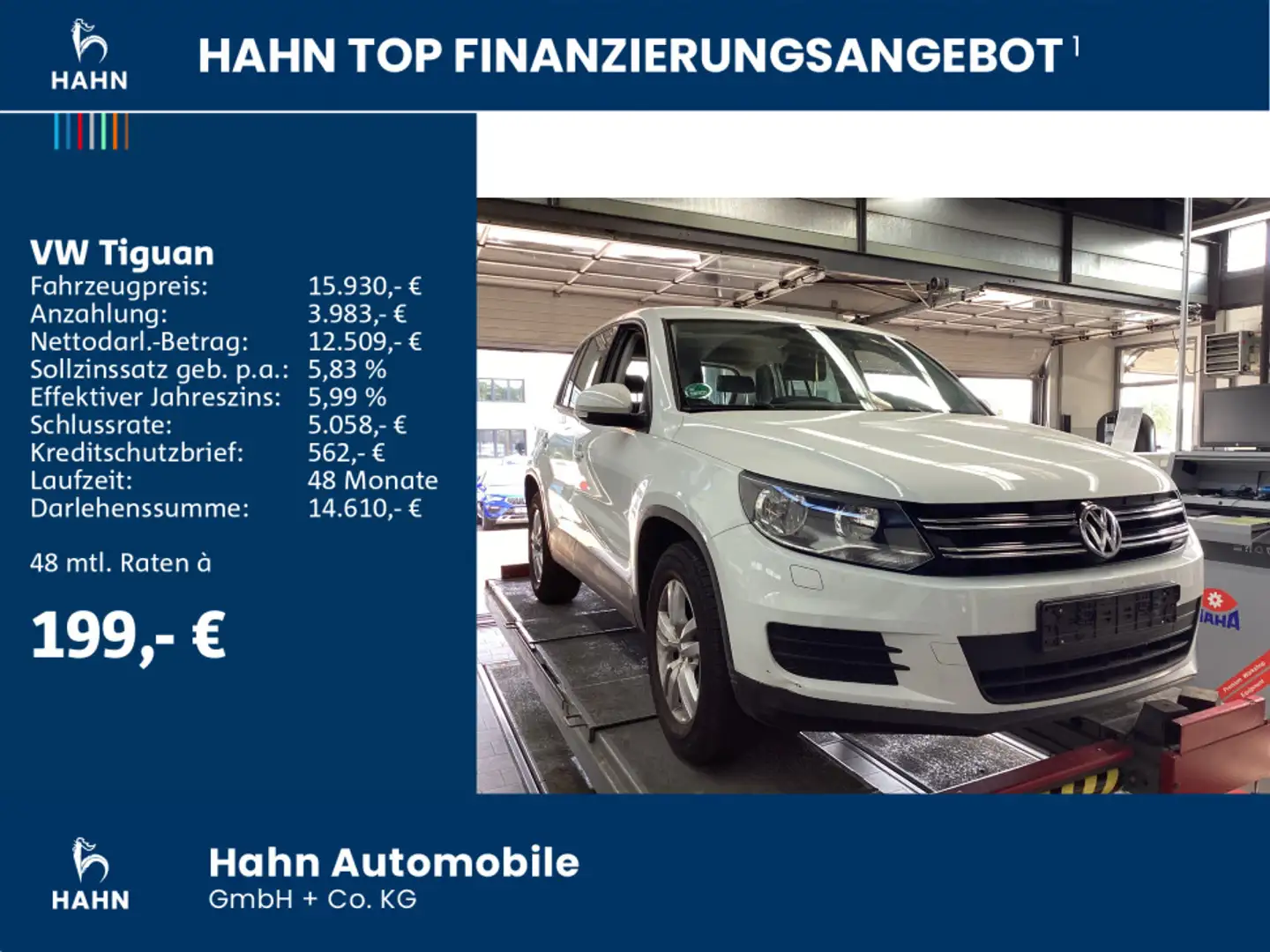 Volkswagen Tiguan 1.4TSI BMT Trend&Fun Navi Klima Sitzh Bianco - 2