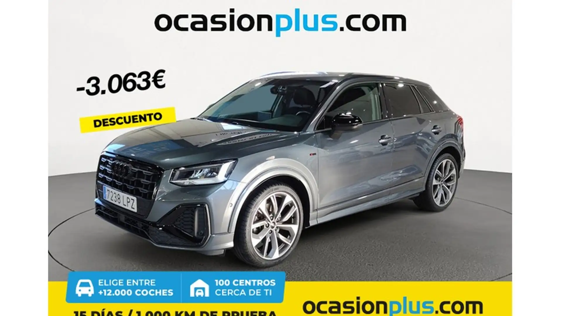 Audi Q2 35 TDI Black line edition quattro S tronic 110kW Gris - 1