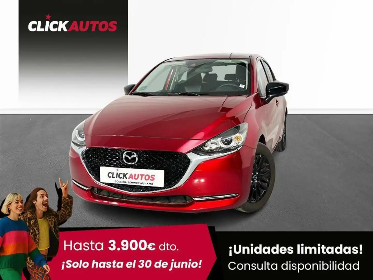 Mazda 2 1.5 e-Skyactiv 90CV MHEV MT Homura Rojo - 1