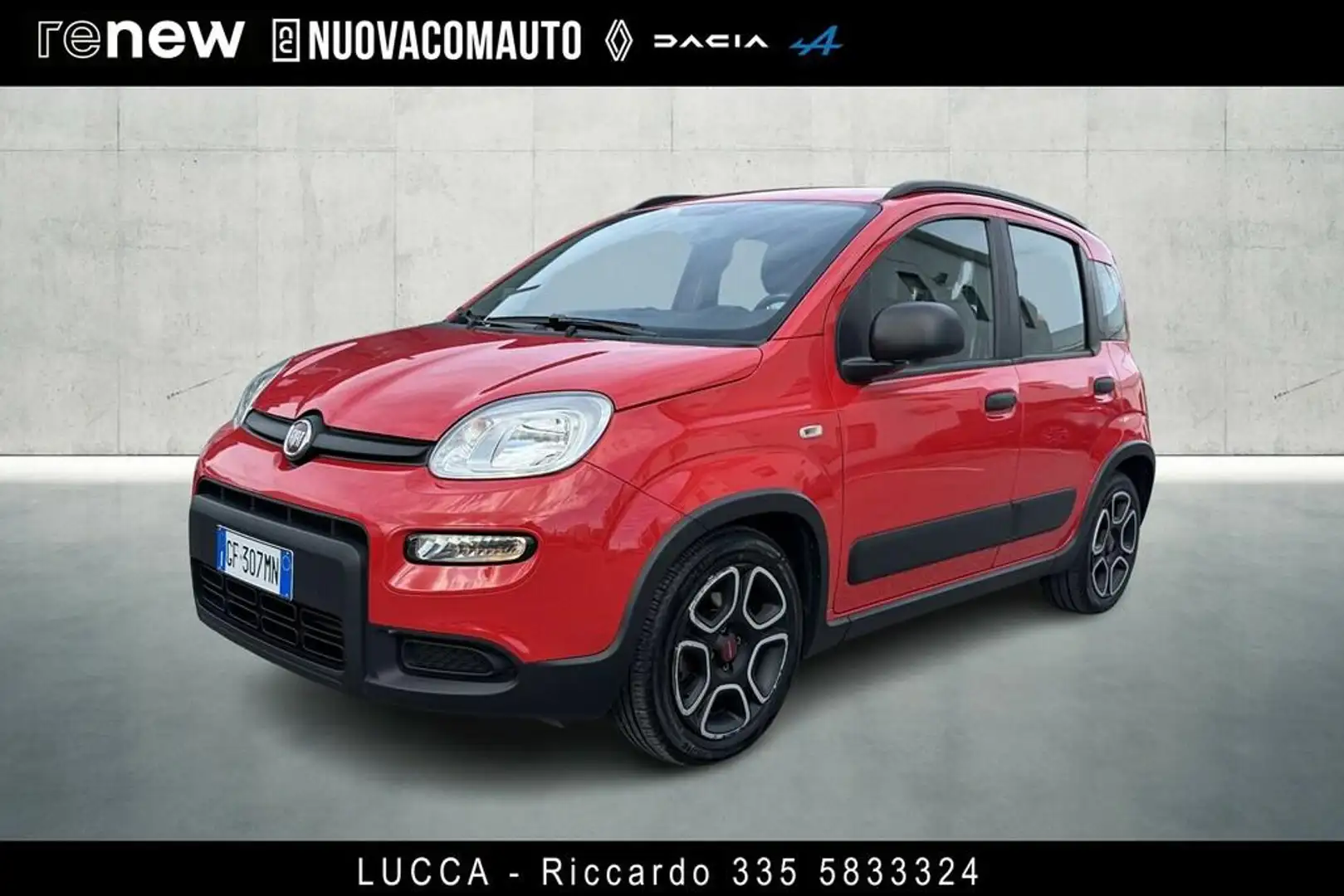 Fiat Panda 1.0 hybrid City Life s&s 70cv 5p.ti Rosso - 1