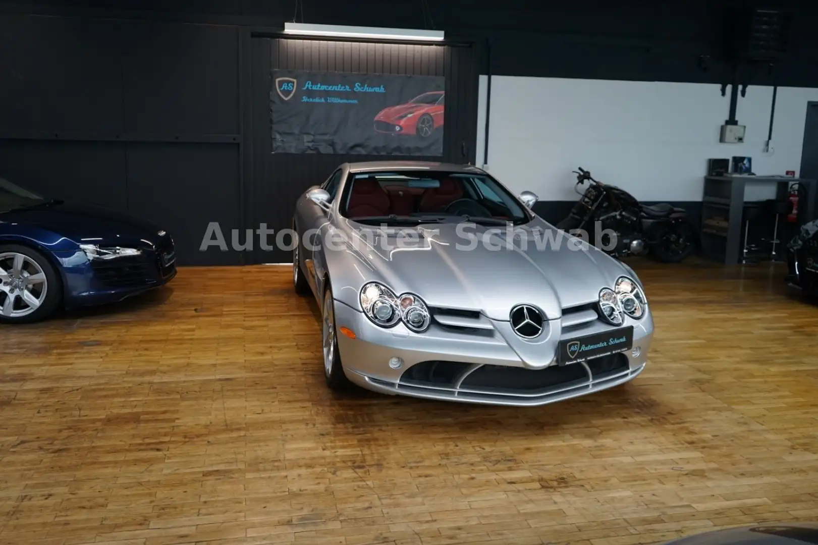 Mercedes-Benz SLR McLAREN Coupe-13.000 KM-SiLBERPFEiL-CARBON Argintiu - 2