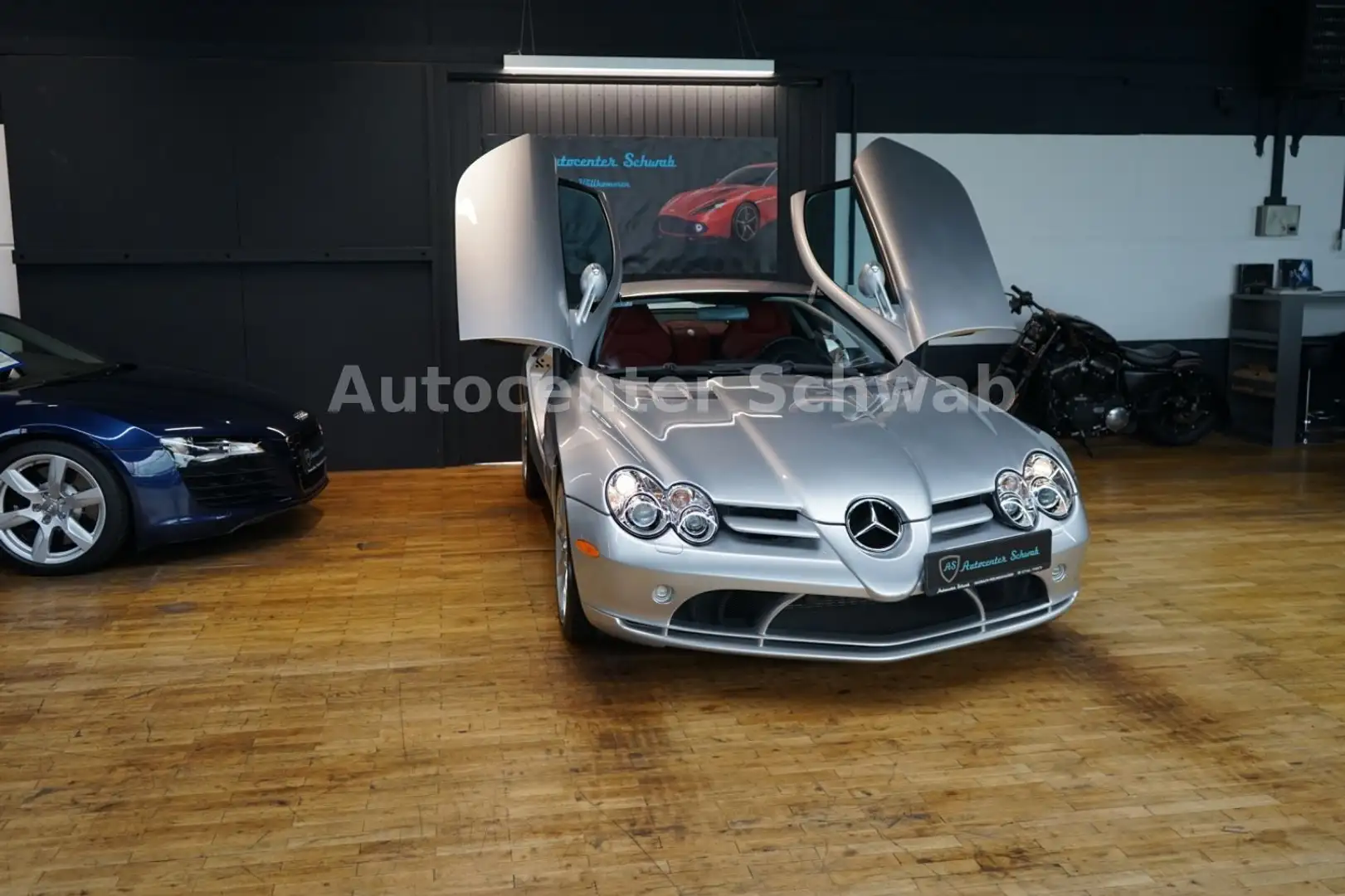 Mercedes-Benz SLR McLAREN Coupe-13.000 KM-SiLBERPFEiL-CARBON Argintiu - 1
