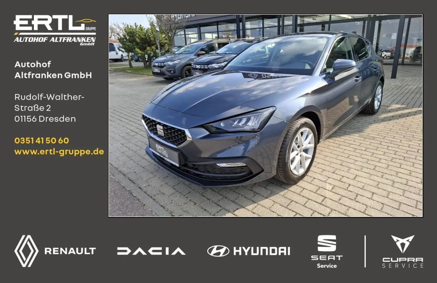 SEAT Leon Style 1.5 TSI 85 kW (116 PS) 6-Gang Grau - 1