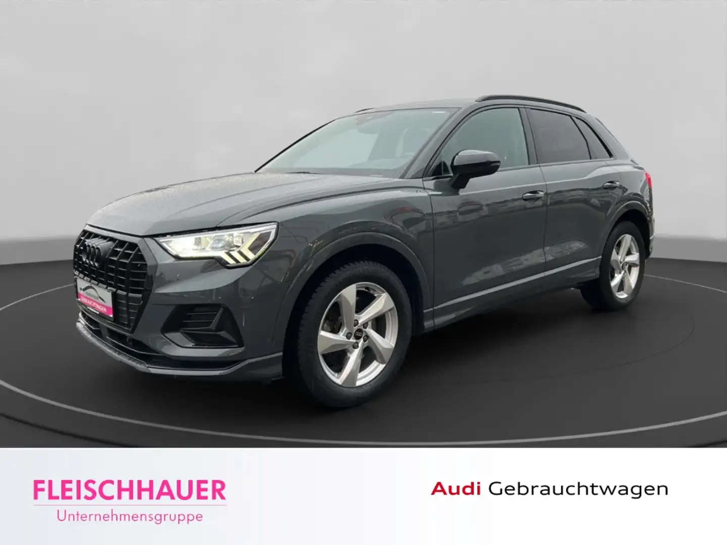 Audi Q3 40 TFSI quattro advanced DSG+NAVI+SHZ+LED Grau - 1