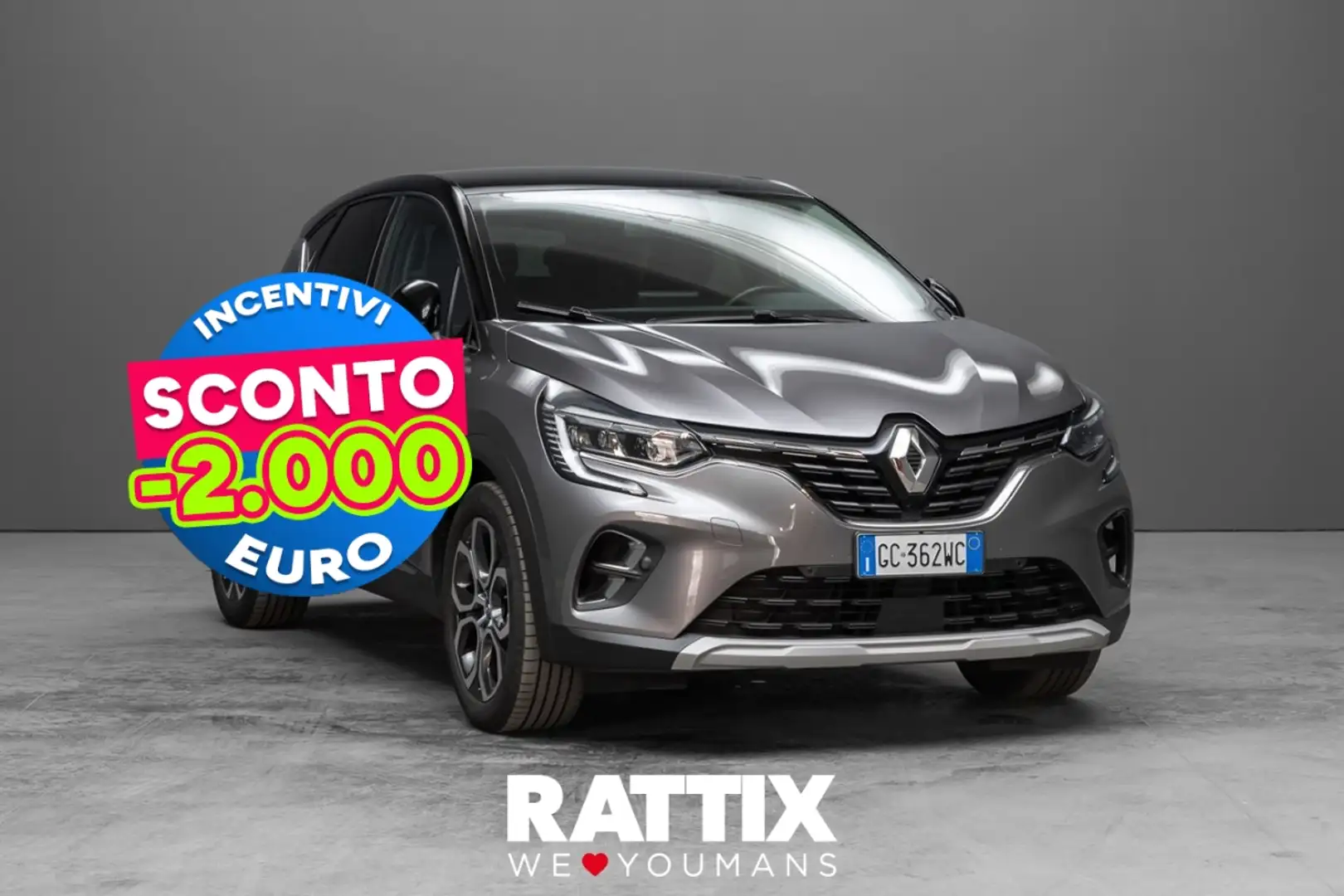Renault Captur 1.6 E-Tech phev 160CV Intens auto Grigio - 1