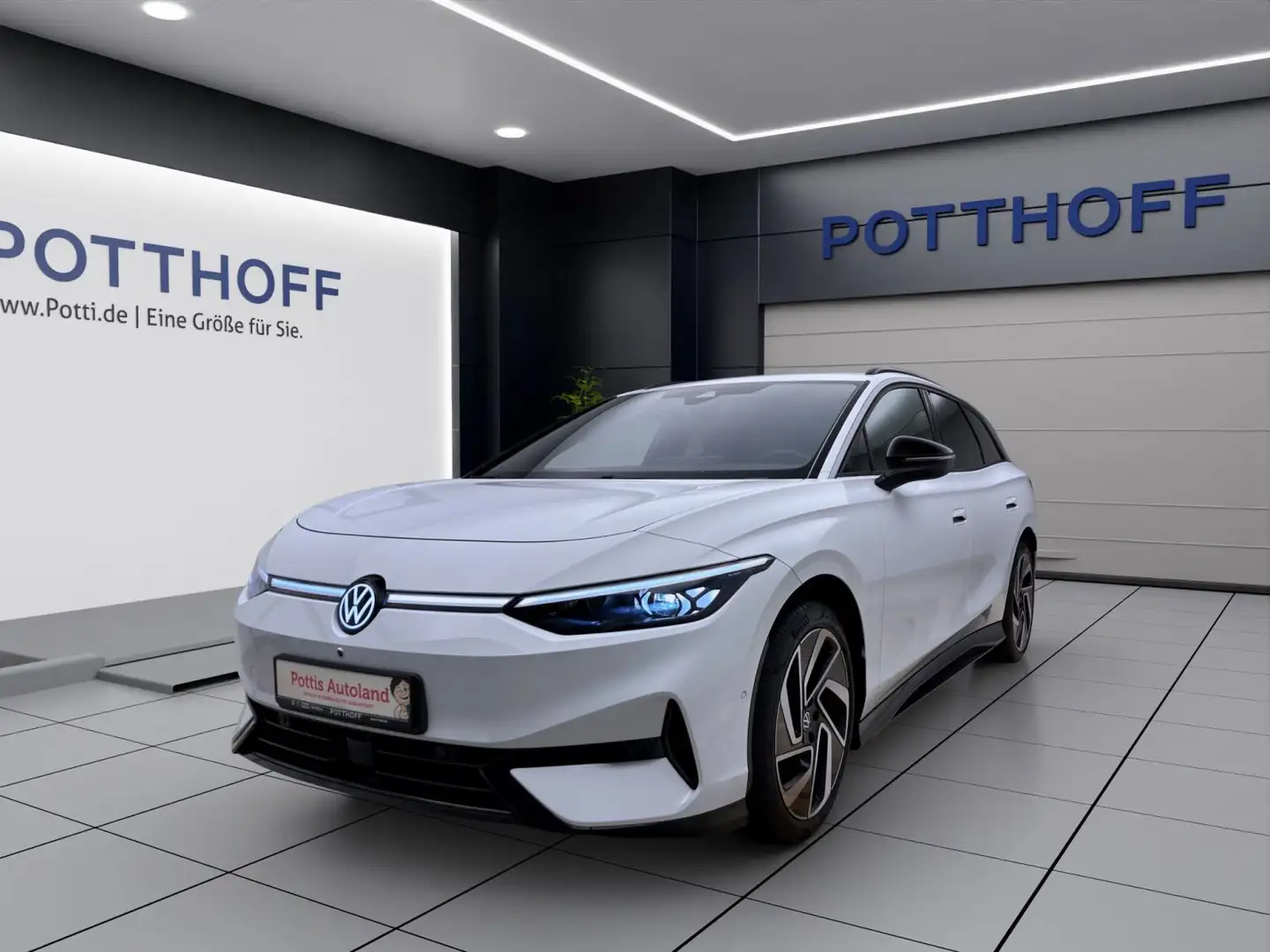 Volkswagen ID.7 Tourer PRO AHK NAVI KAMERA IQ.LIGHT Blanc - 1