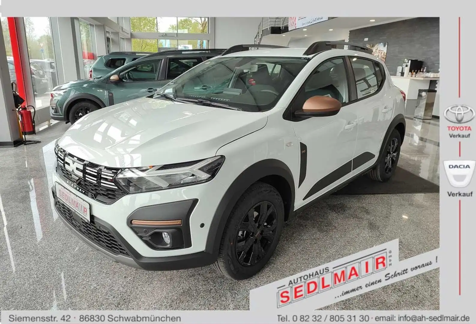 Dacia Sandero Stepway Extreme TCe 110 SHZ/PDC V+H/KAMERA Blanc - 1