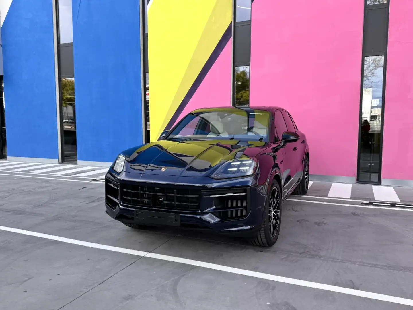 Porsche Cayenne E-Hybrid Black Edition Aut. Azul - 1