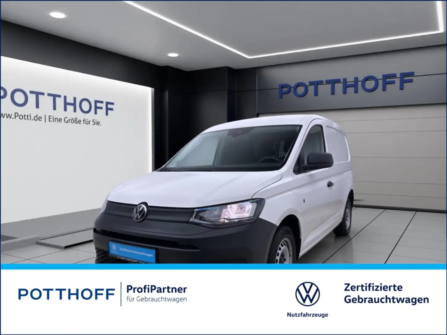 Volkswagen Caddy Cargo 2.0 TDI KASTEN PDC BLUETOOTH SITZHZG Weiß - 1