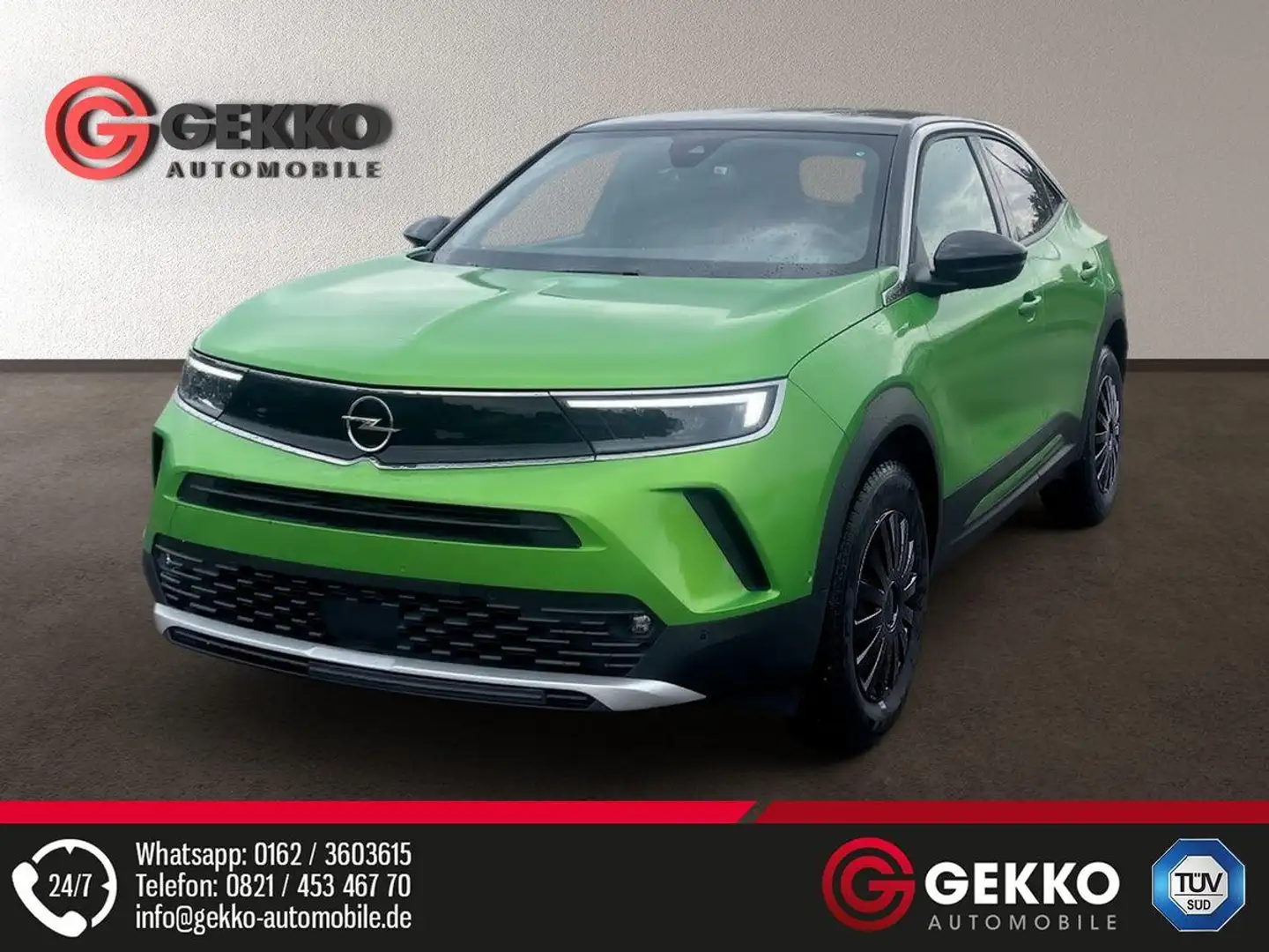 Opel Mokka Ultimate +LED+ACC+SZH+DAB+APP+KAMERA+PDC+ Grün - 1