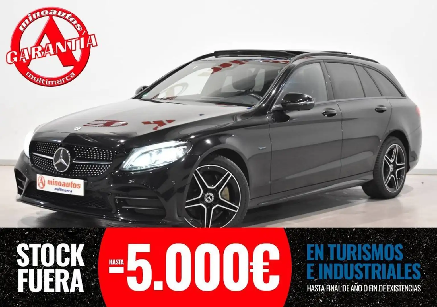 Mercedes-Benz C 36 AMG 300D 306 CV 9G-TRONIC LINE Zwart - 1