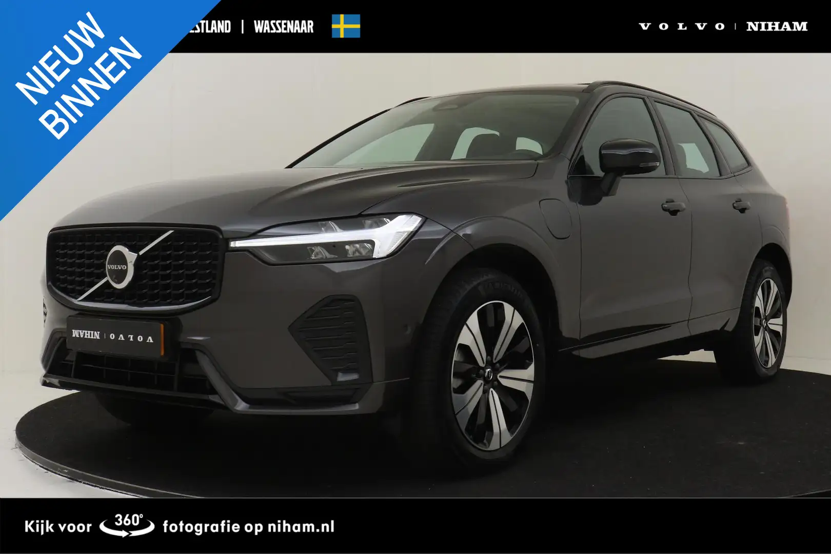 Volvo XC60 T6 PLUG-IN HYBRID AWD PLUS DARK -PANO.DAK|POWER-SE Gris - 1