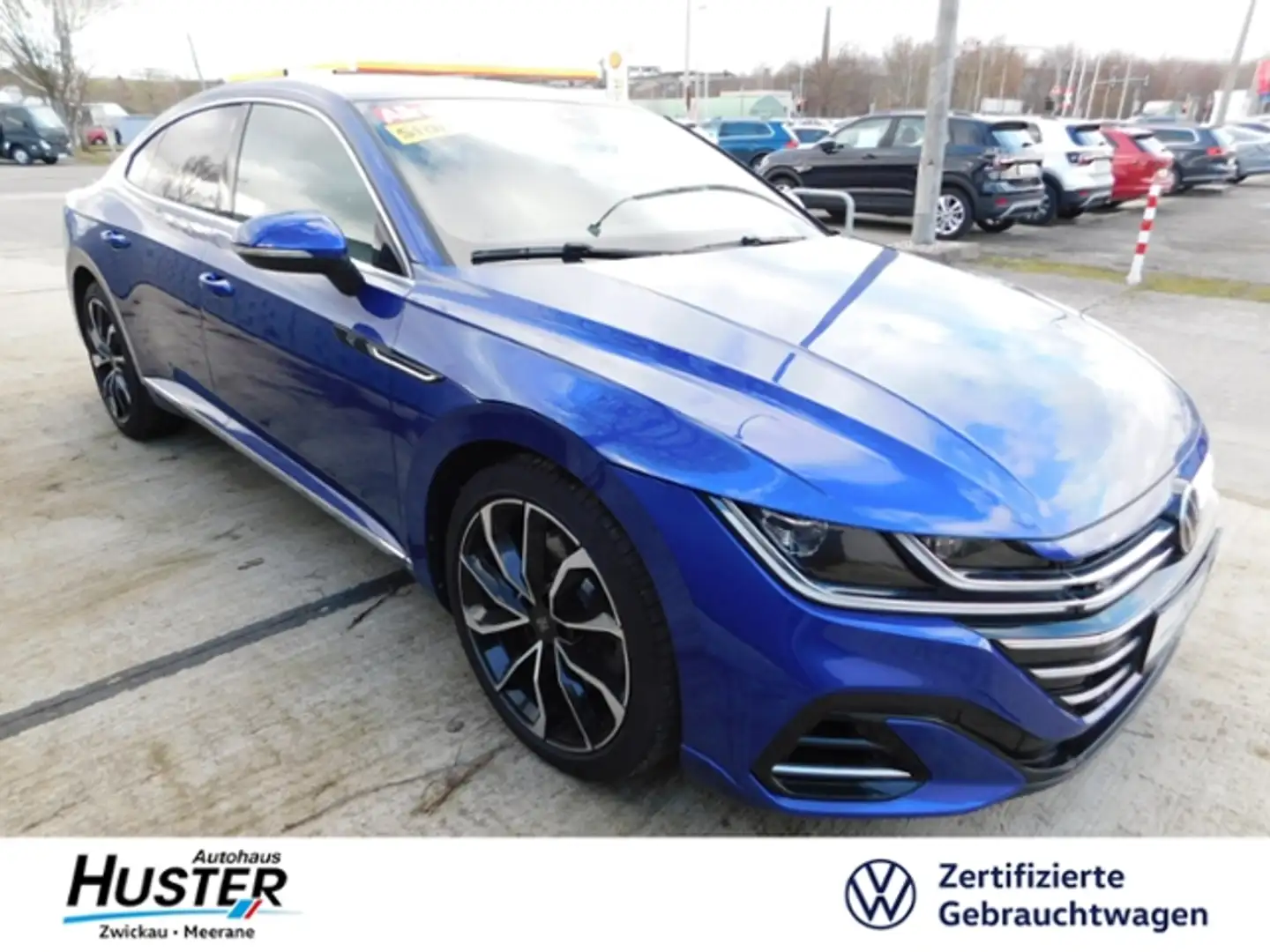 Volkswagen Arteon R-Line 2.0 TSI DSG 4motion OPF *STHZ,DCC,ACC,IQ-L Modrá - 1