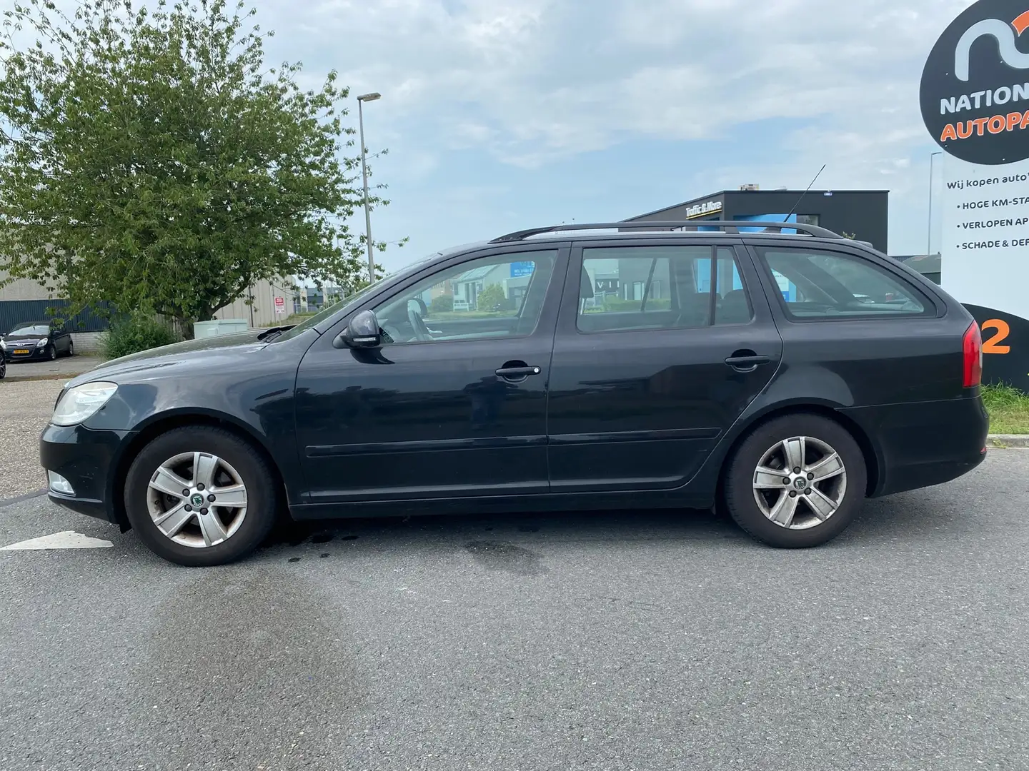 Skoda Octavia Combi 2009 * 1.6 TDI Greenline * LMV * NAV * AIRCO Negro - 2