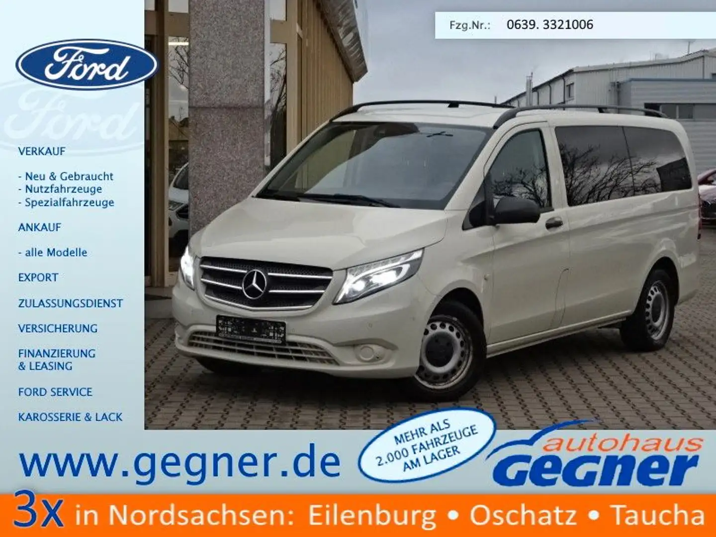 Mercedes-Benz Vito Tourer 119 CDI Edition lang AHK LED Navi Grau - 1