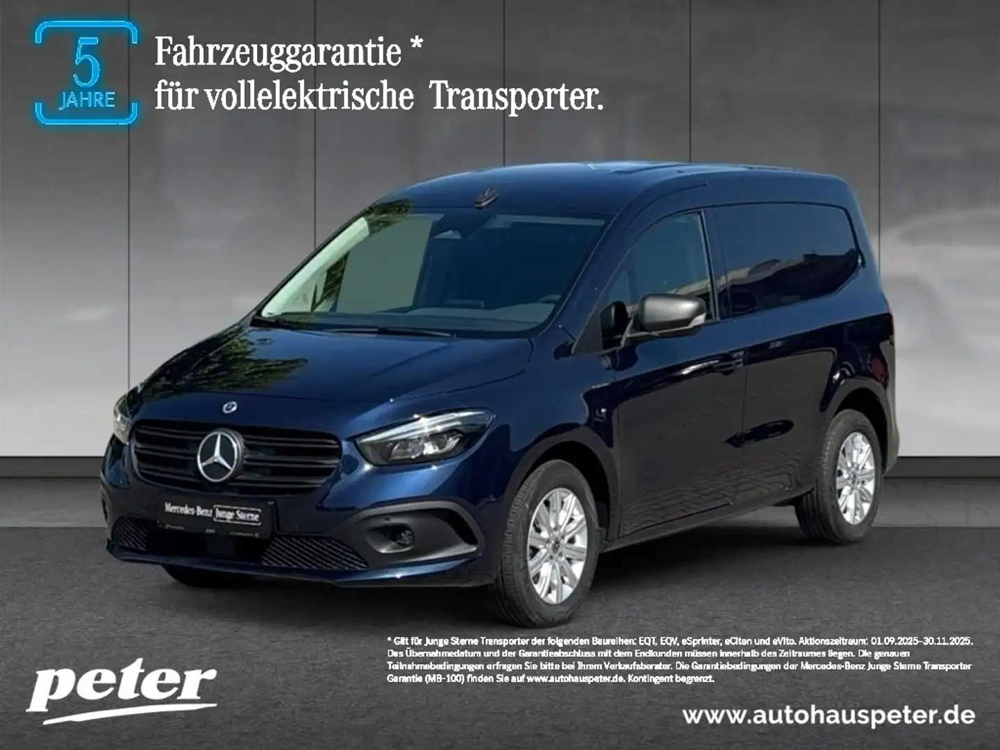 Mercedes-Benz Citan e Kasten PRO MBUX+LED+Klima+Navi Blauw - 1