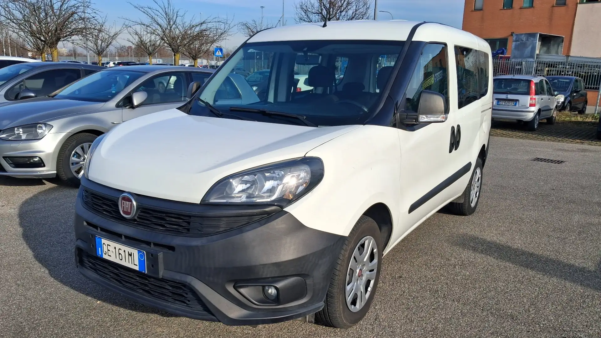Fiat Doblo Doblo 1.3 mjt  Easy s 5posti - NO VINCOLO FINANZ. Bianco - 1