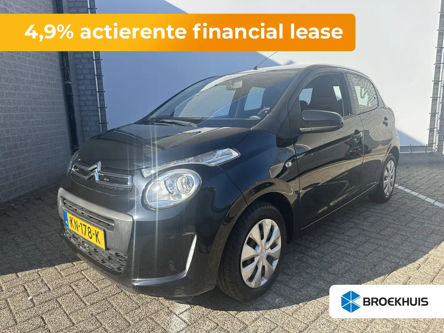 Citroen C1 1.0 e-VTi Feel | Airco | Boordcomputer | Multimedi Schwarz - 1