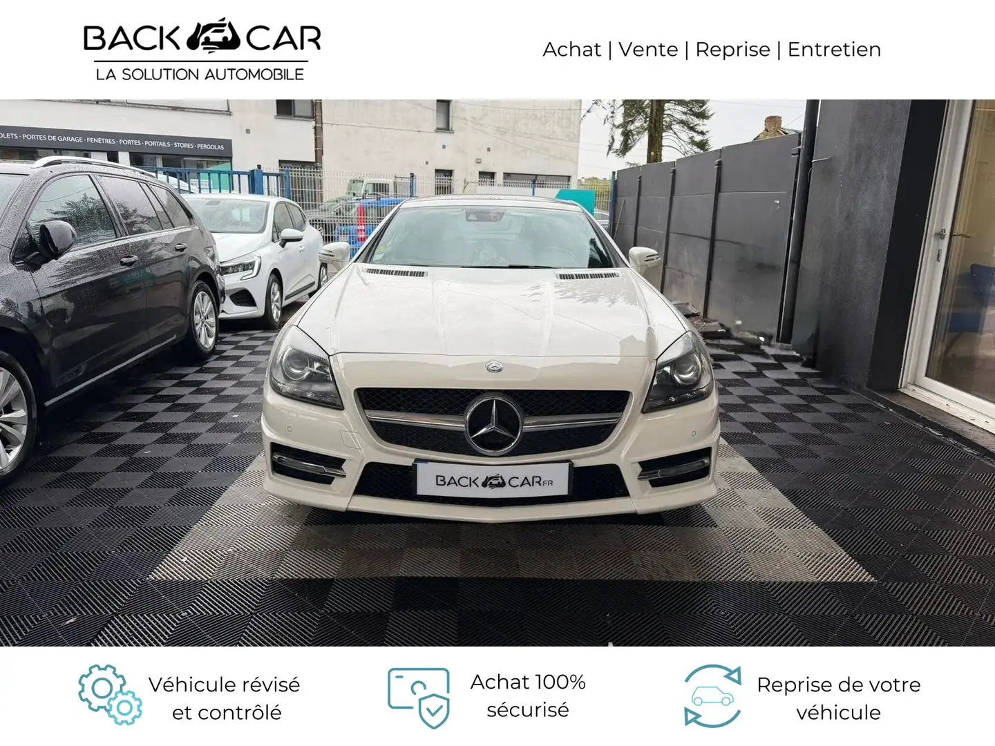 Mercedes-Benz SLK 250 CDI BlueEFFICIENCY A - PACK AMG LINE Weiß - 2