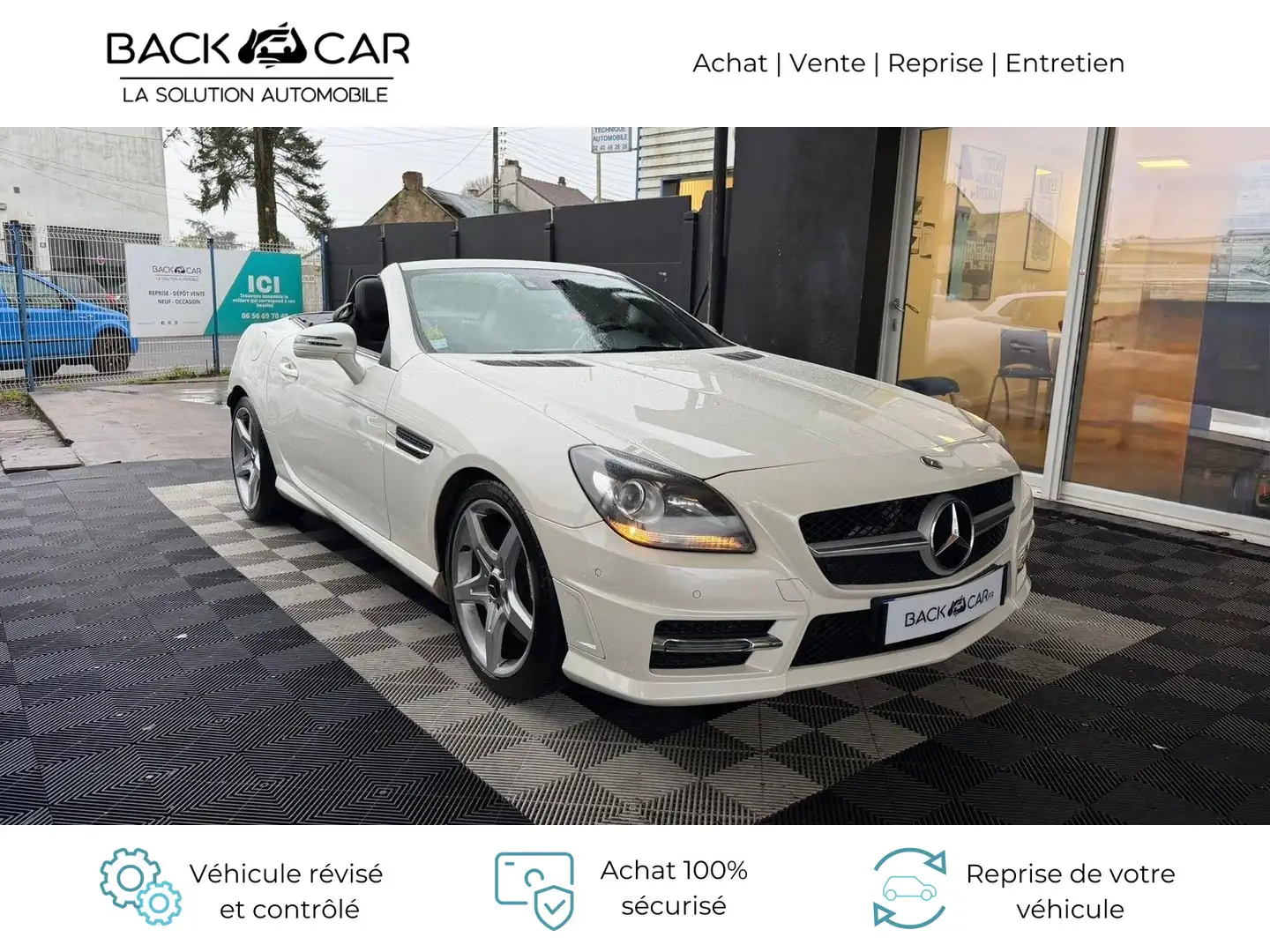 Mercedes-Benz SLK 250 CDI BlueEFFICIENCY A - PACK AMG LINE Weiß - 1