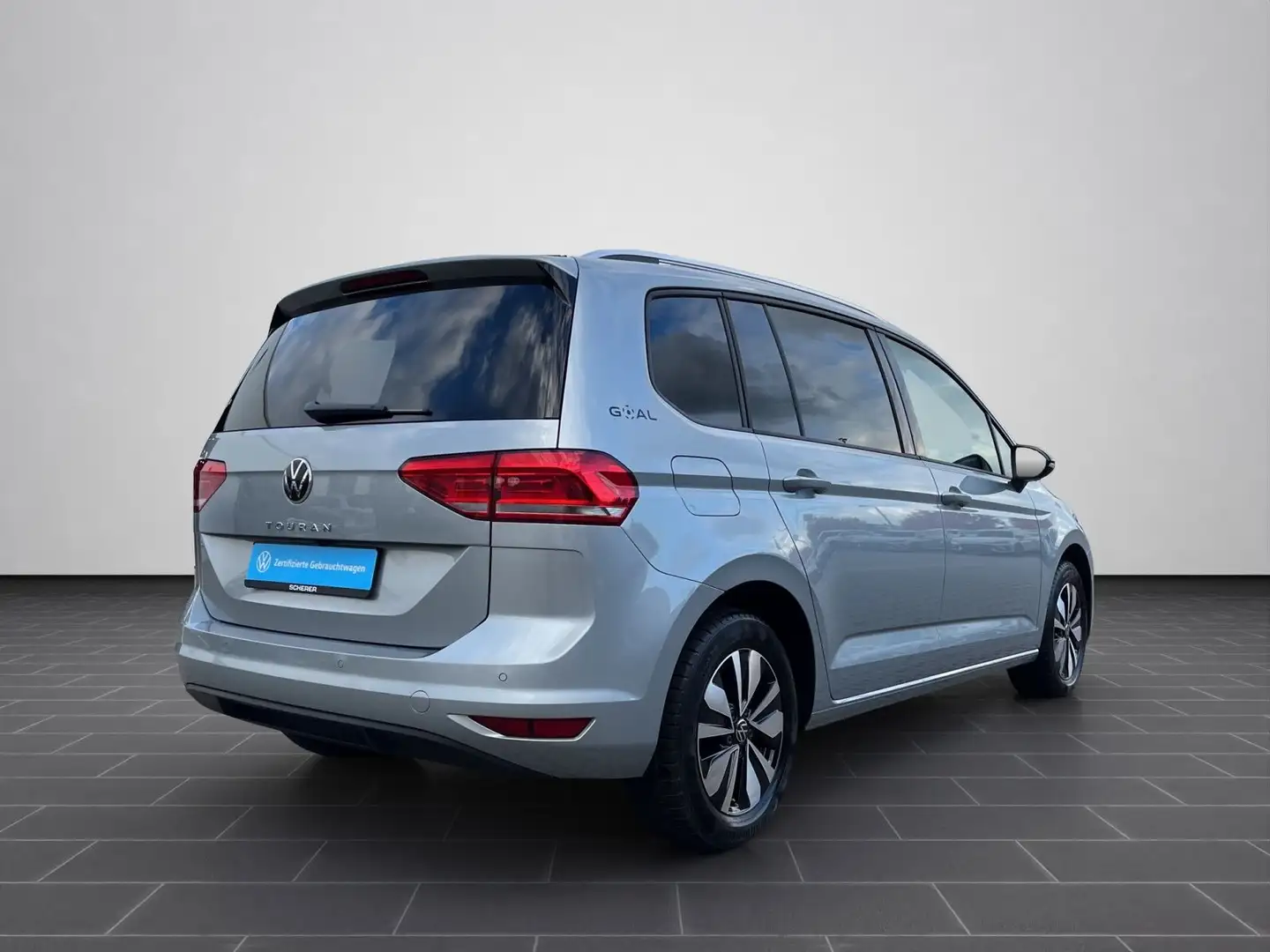 Volkswagen Touran 1,5 TSI DSG GOAL 7 Sitze/AHK/RFK/NAVI/LED Silber - 2
