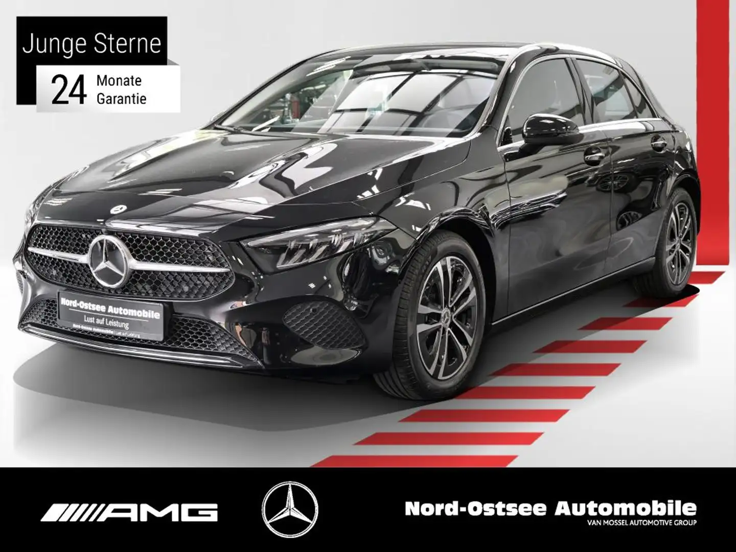 Mercedes-Benz A 180 PROGRESSIVE ADV. AHK LED KAMERA SITZHZG Noir - 1
