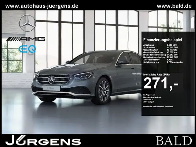 Mercedes-Benz E 300 de Avantgarde/LED/Cam/SHD/AHK/Distr/Ambi
